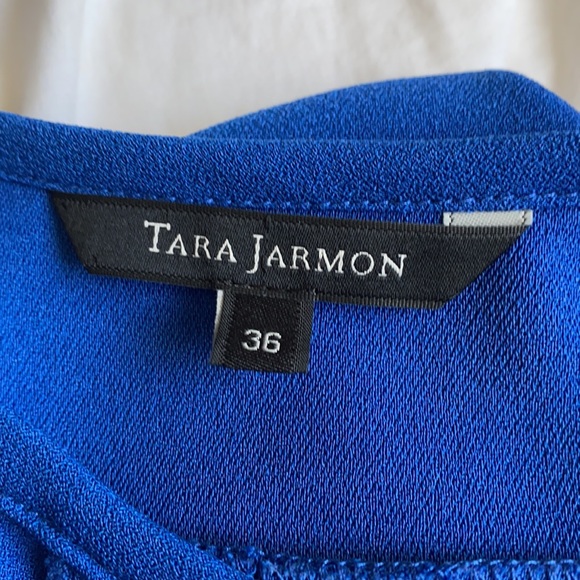 Tara Jarmon midi dress in bleu gitane size 36 European - Picture 2 of 12
